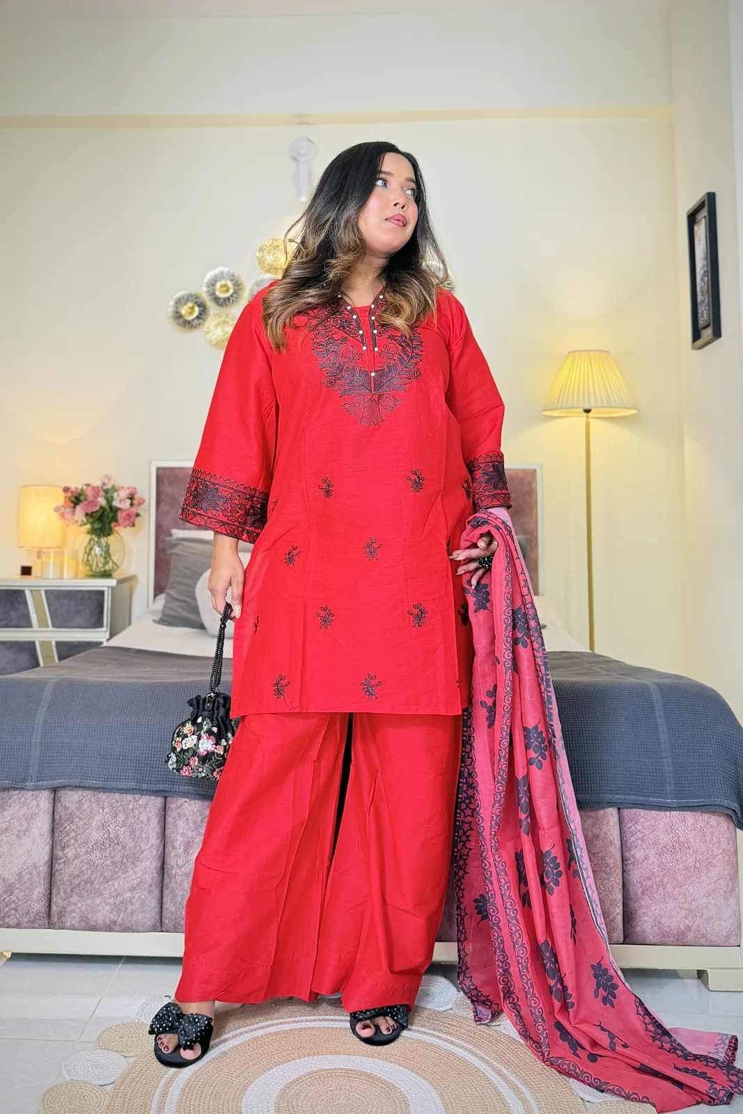 Cota Cotton Ambroydari Work